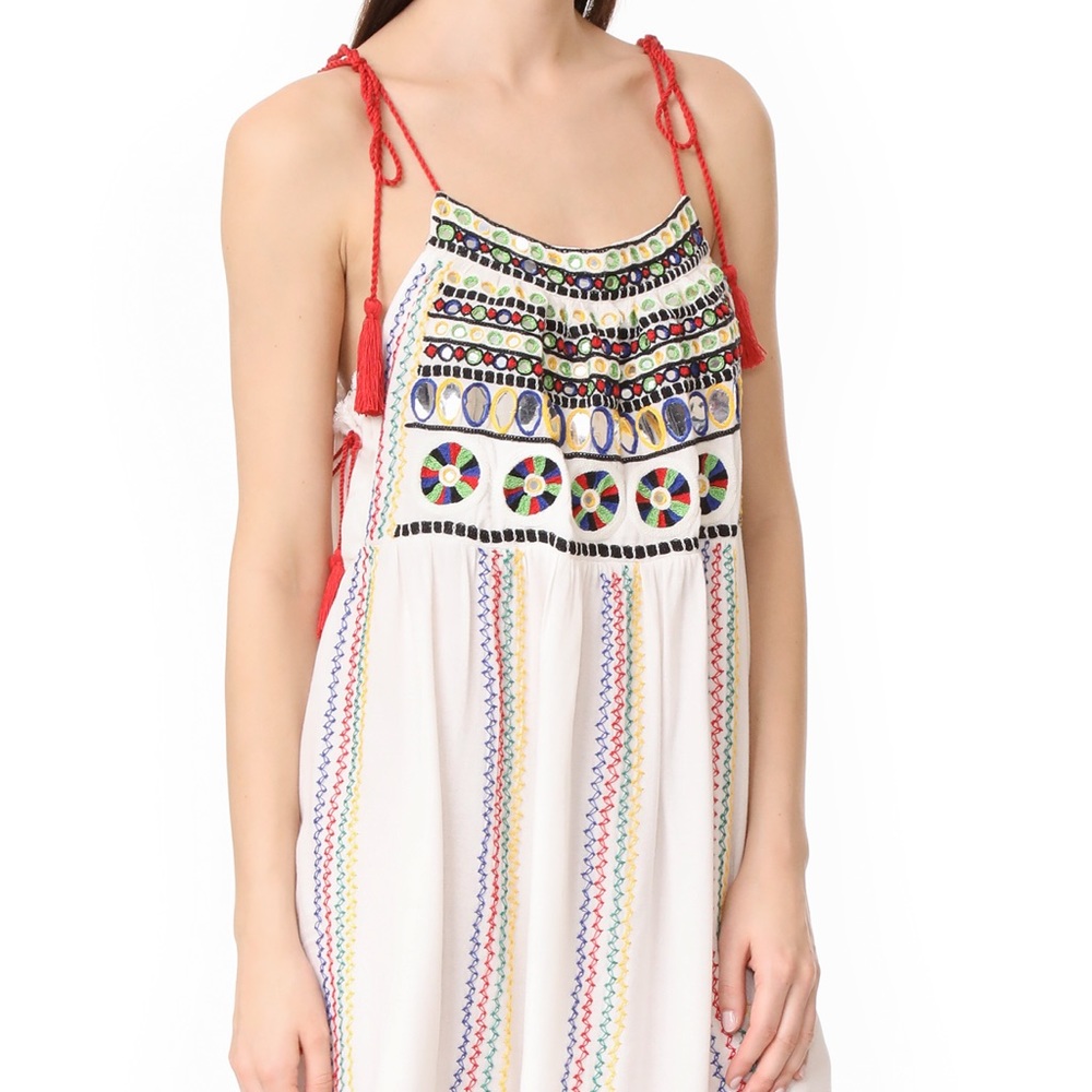 PIA PAURO. Embroidered Swing Tassel Dress! - Picture 4 of 7